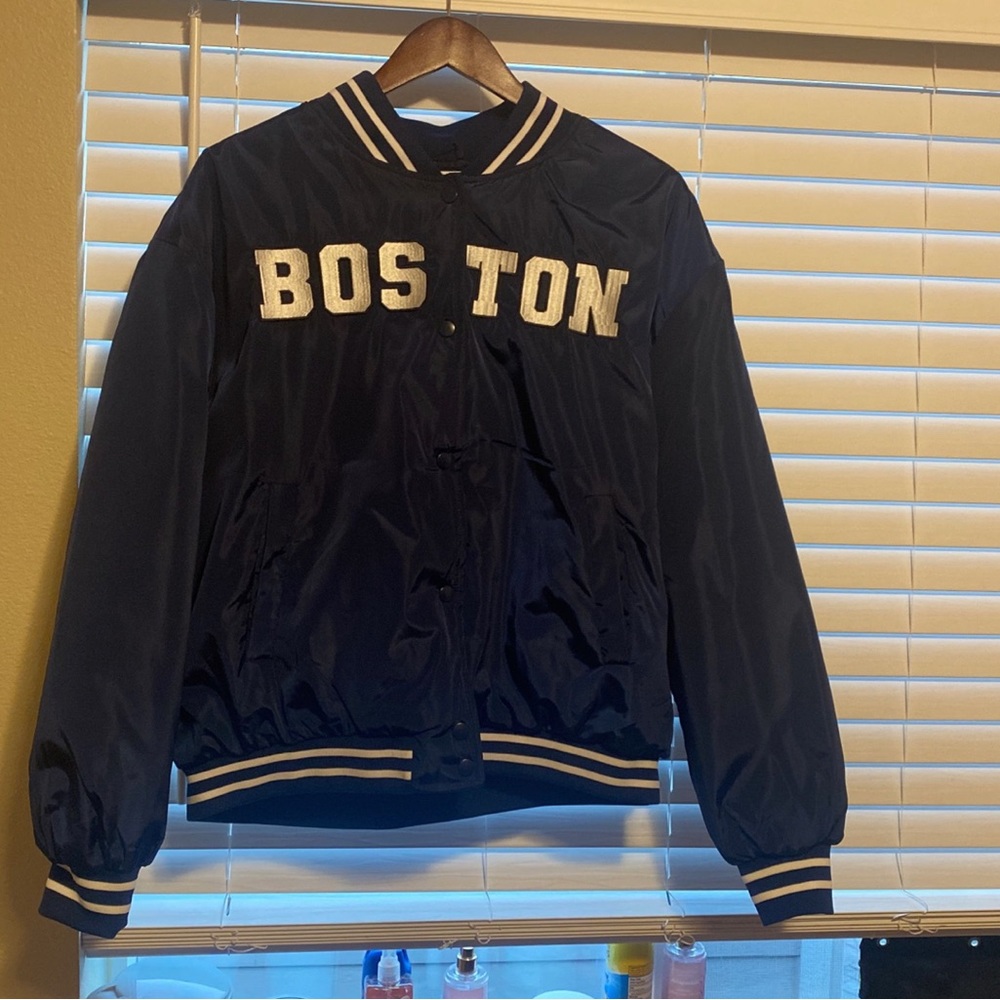 Blue  bomber jacket